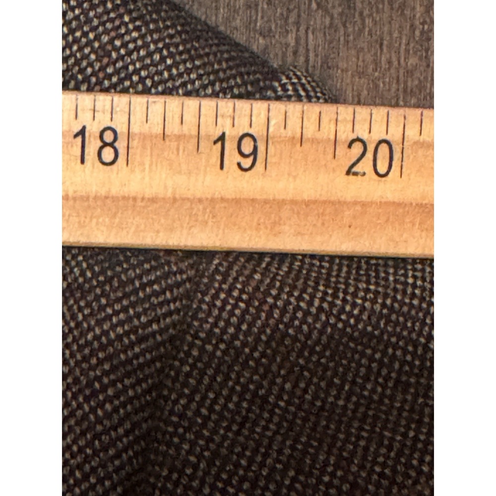 Corneliani Mark Shale Mens Brown Plaid Wool Sport Coat Blazer Made in Italy 42R - Picture 14 of 16